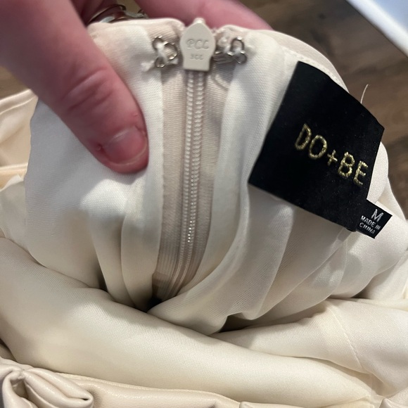 DO+BE Beige Ruffle Mini Dress - Picture 16 of 16